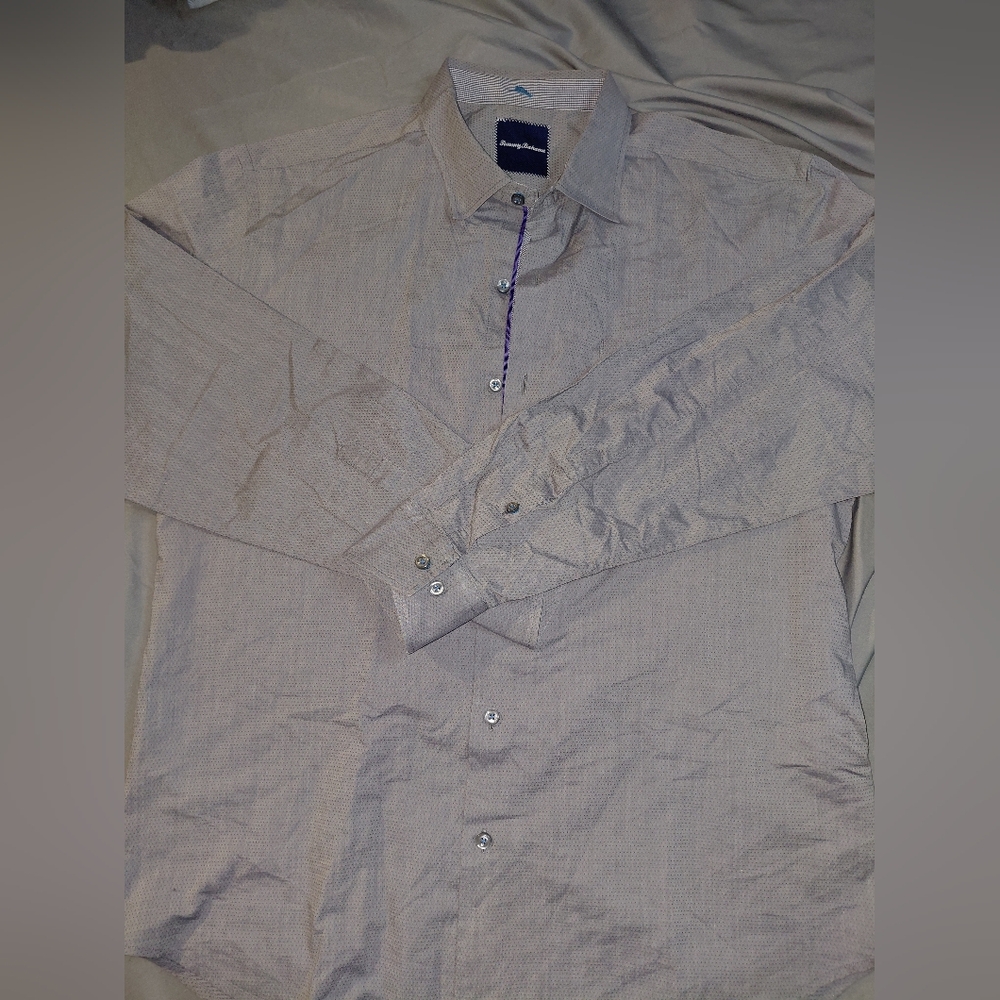 Tommy Bahama Dress Shirt Med. Gray